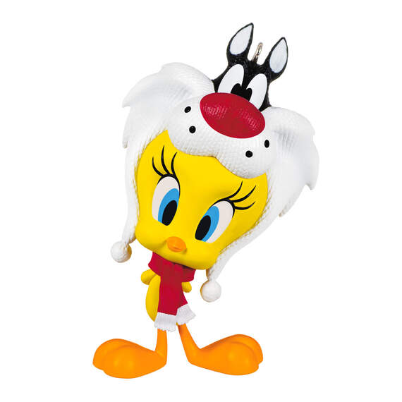 Looney Tunes™ Tweety™ Puddy Tat Hat Ornament, , large image number 1
