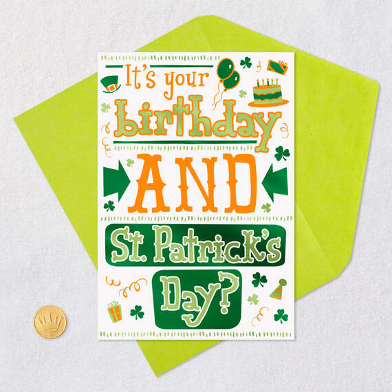 Dublin the Fun Funny St. Patrick's Day Birthday Card, , large image number 5