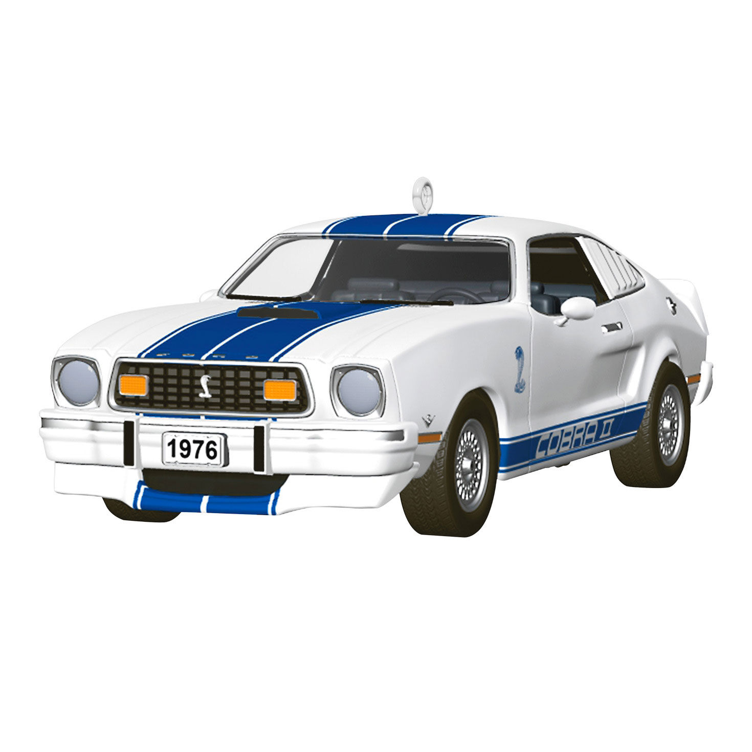 Classic American Cars 1976 Ford Mustang Cobra II 2026 Metal Ornament