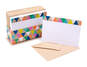 Triangle Trim Blank Flat Note Cards in Caddy, Box of 50, , large image number 2