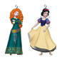 Mini Disney Princess Merida and Snow White Ornaments, Set of 2, , large image number 1