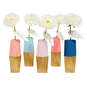 Mini Paper Vase Kit, Pack of 5 With Water Vials and Leaf Tags, , large image number 1