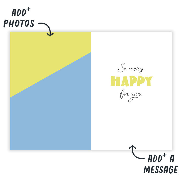 Hands Clapping Personalized Congrats Card  image number 3