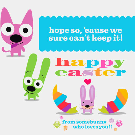 hoops&yoyo Somebunny Easter Sound Card, , large image number 2