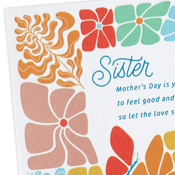Let the Love Surround You Mother's Day Card for Sister, , large image number 4