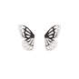 Pura Vida Fly Away Butterfly Wings Silver Stud Earrings, , large image number 1