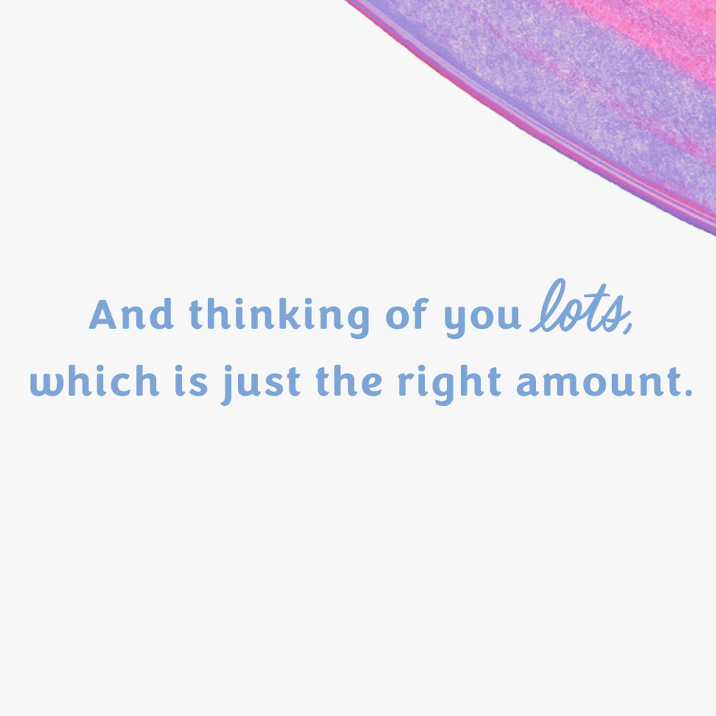 Colorful Watercolor Heart Miss You Card Sentiment image number 2