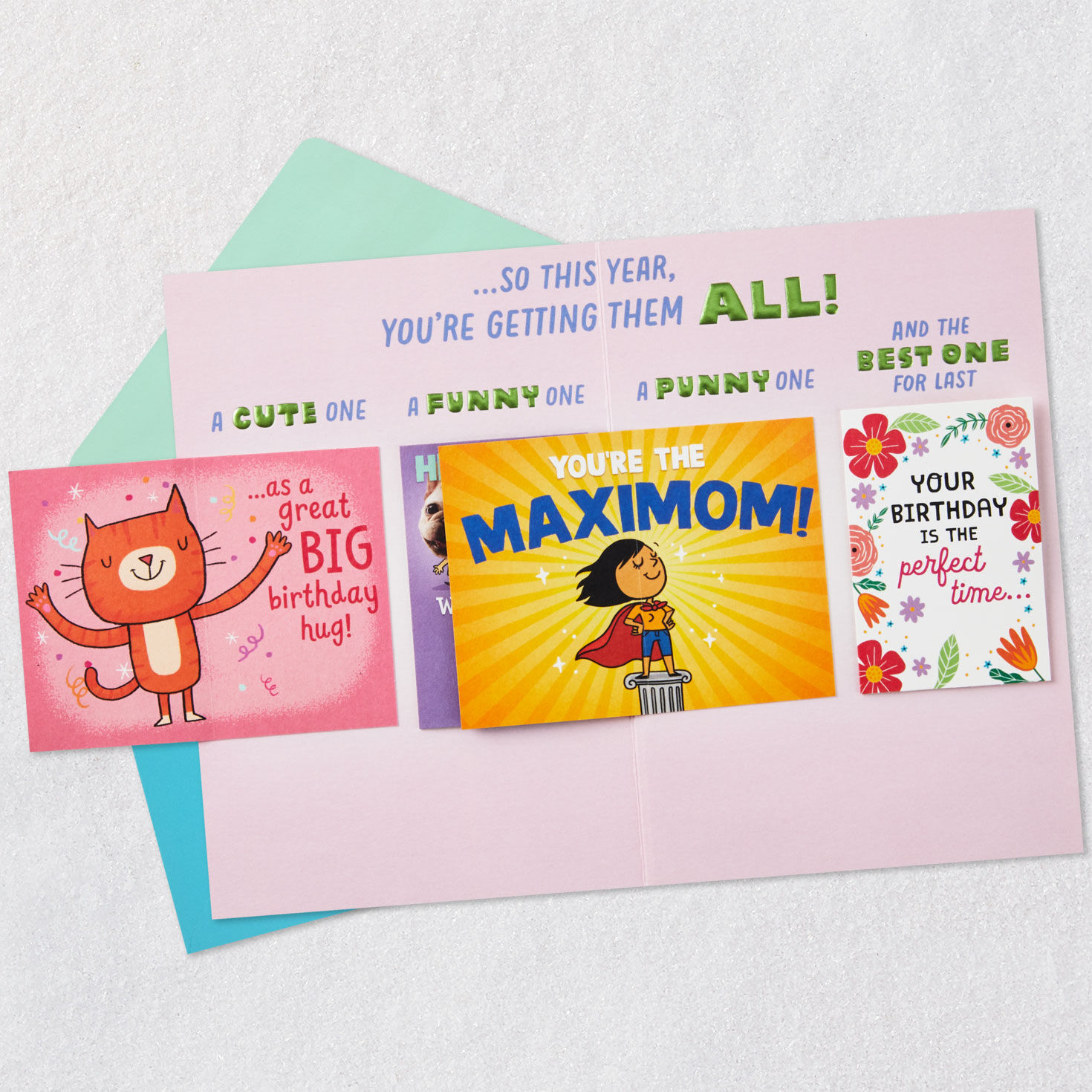 You Deserve More Than Just One Card Funny Birthday Card for Mom for only USD 5.99 | Hallmark