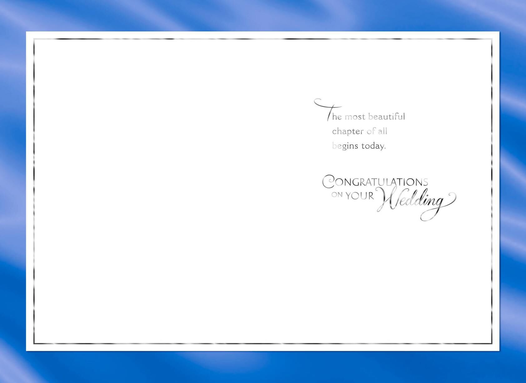 A Day as Bright as Tomorrow Wedding Card