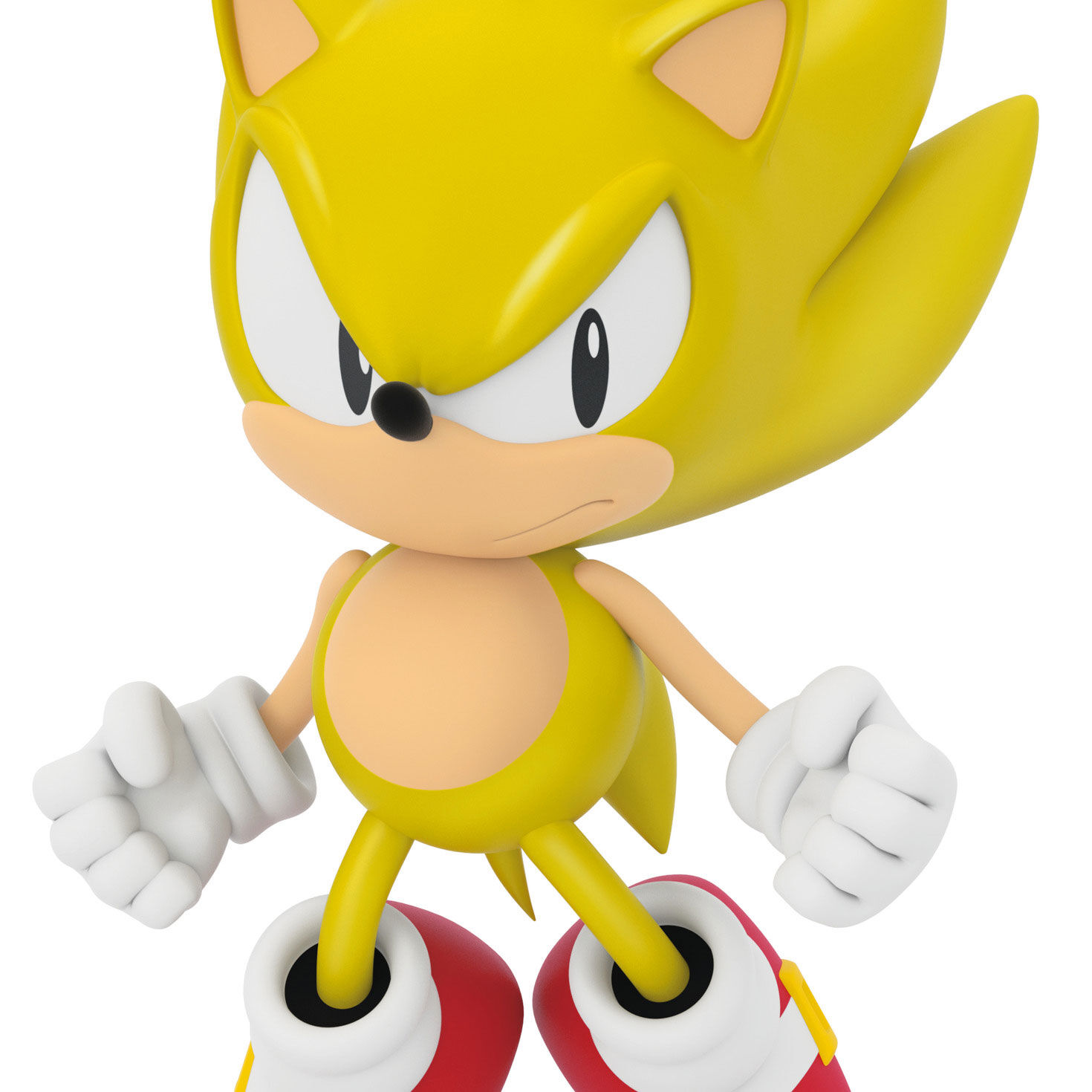 Sonic the Hedgehog Super Sonic Keepsake Ornament closeup view image number 5