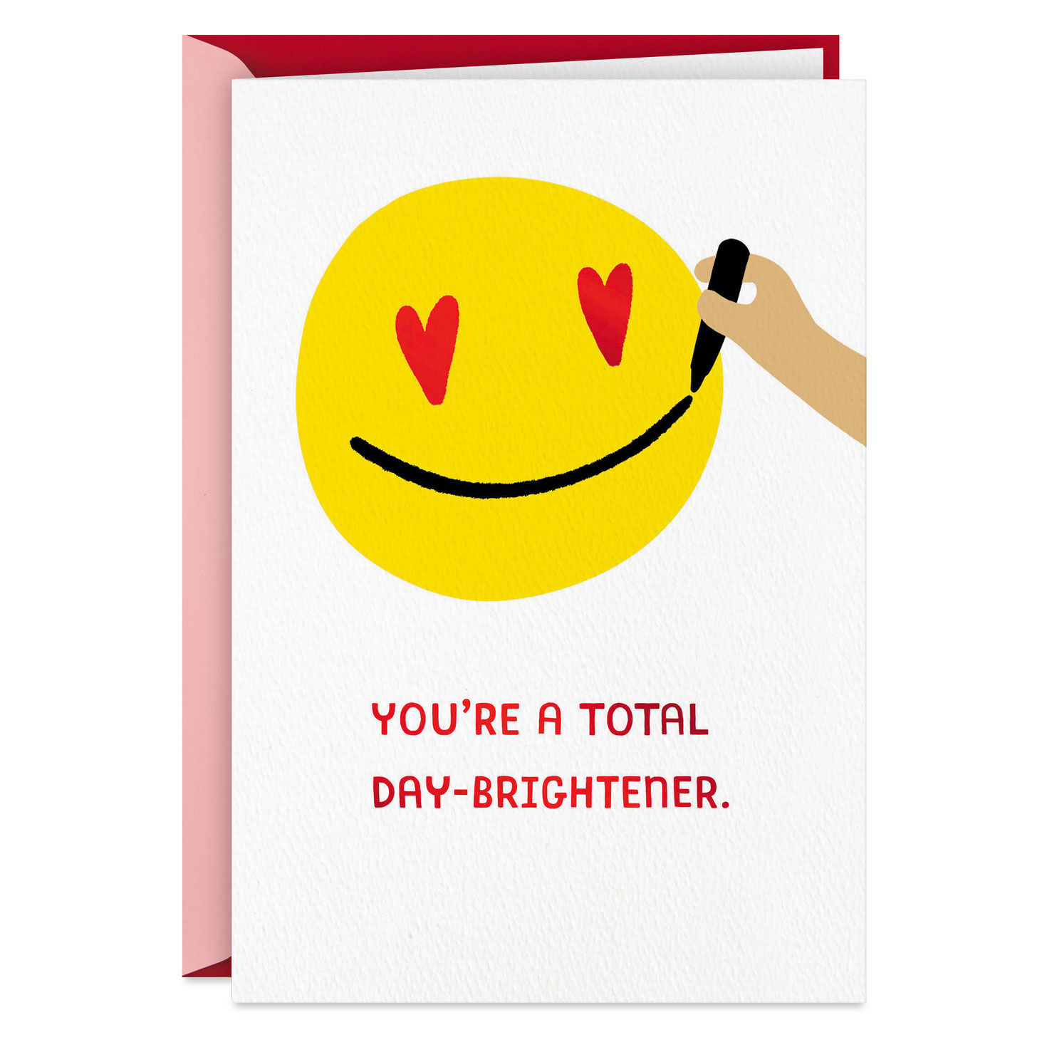 You're a Total Day-Brightener Valentine's Day Card