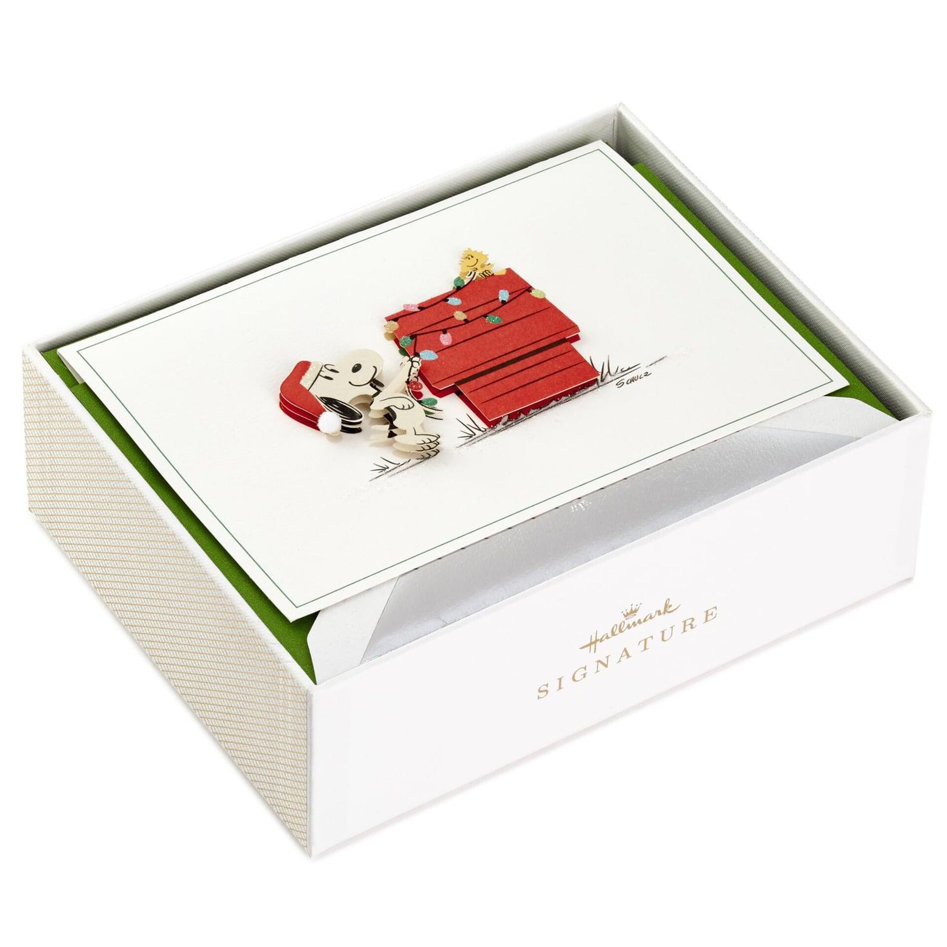 Peanuts® Snoopy and Woodstock Christmas Cards, Box of 10 - Boxed Cards