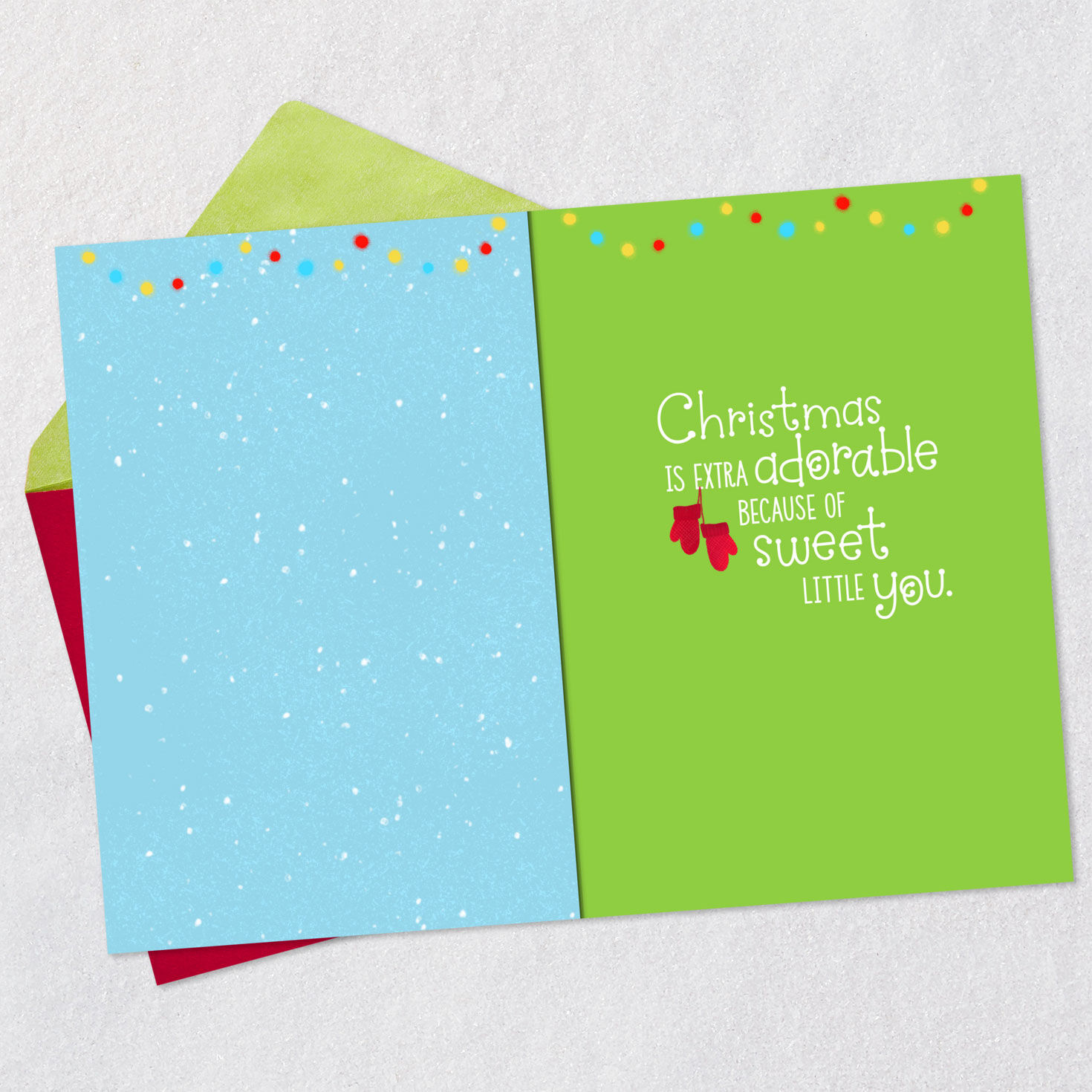 Bundled Koala Christmas Card for Granddaughter Open card with envelope image number 3