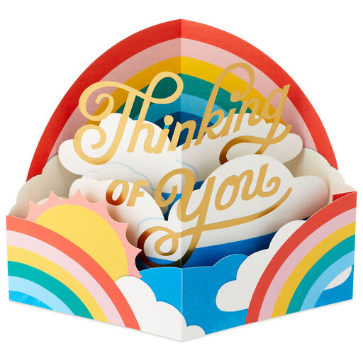 Sending Sunny Thoughts Your Way 3D Thinking of You Card, 