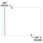 Personalized Mint Green Heart Frame Blank Photo Card  image number 3