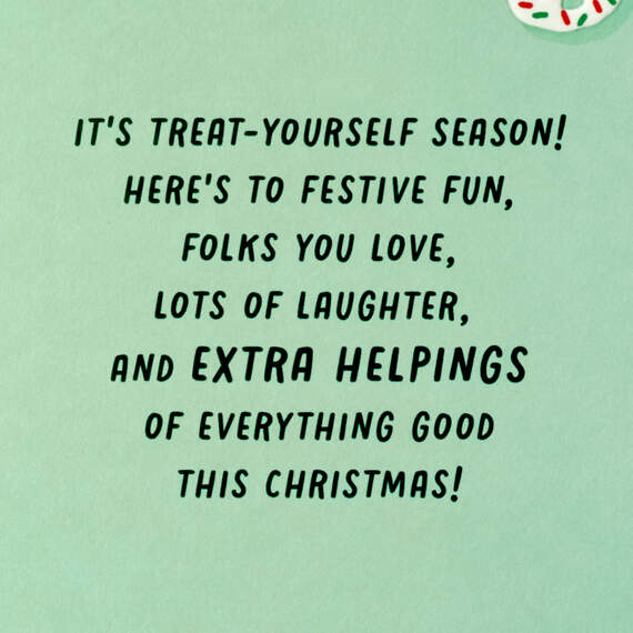 It's Treat-Yourself Season Christmas Card, , large image number 2