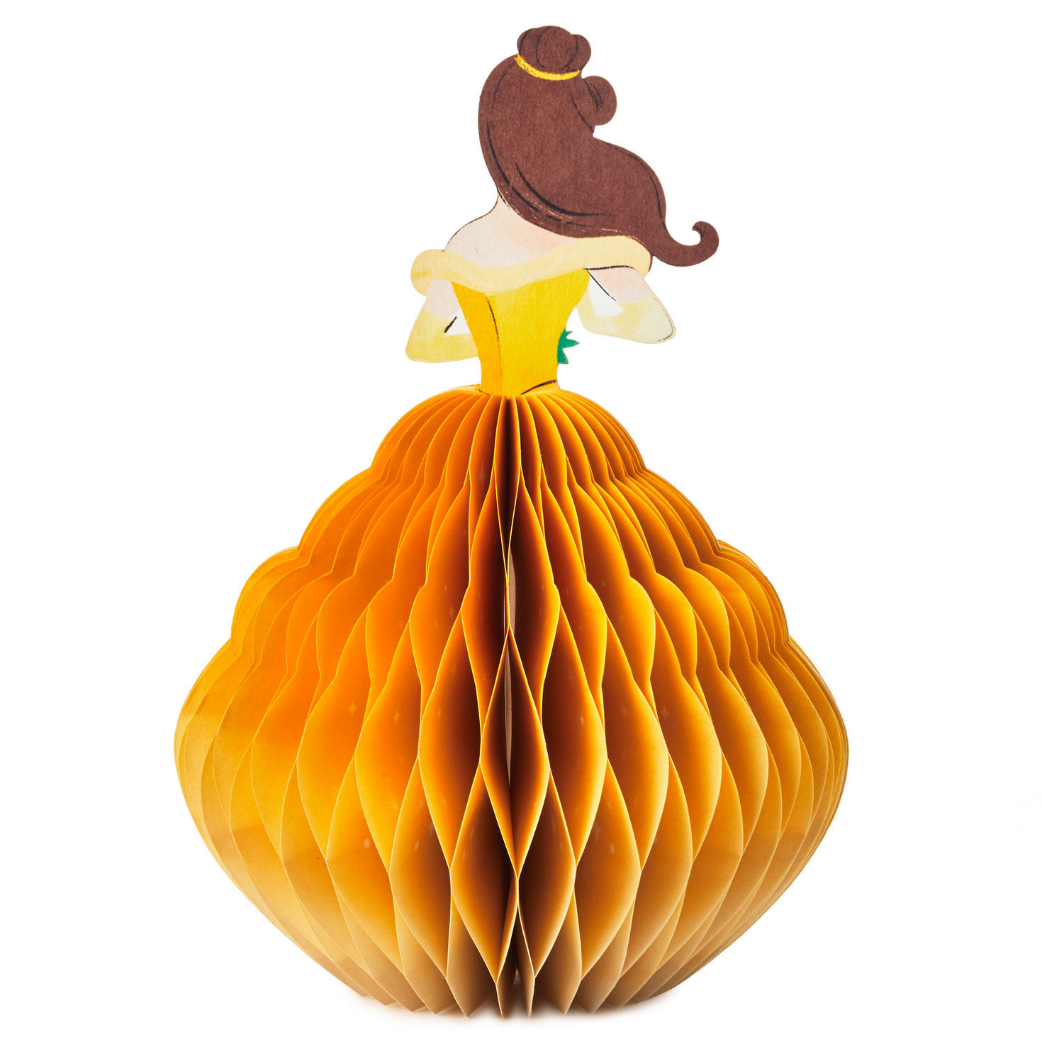Disney Beauty and the Beast Belle Heart of Gold Honeycomb 3D Pop-Up Card, , large image number 4