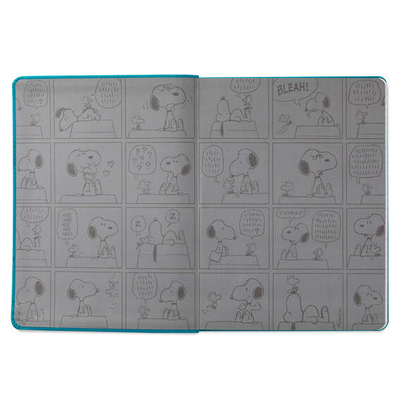 Peanuts® Snoopy and Woodstock Faux Leather Notebook, , large image number 3