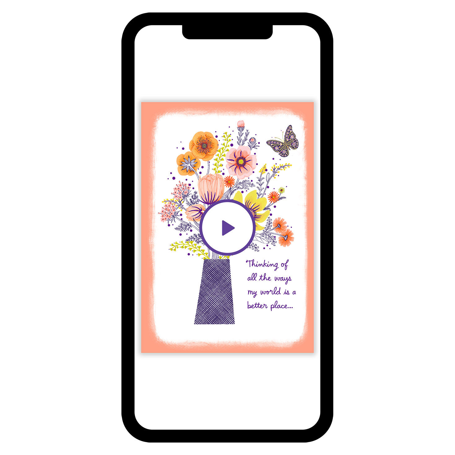 Because of You Friendship eCard