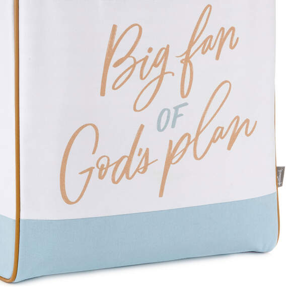 Big Fan of God's Plan Canvas Tote Bag, , large image number 4