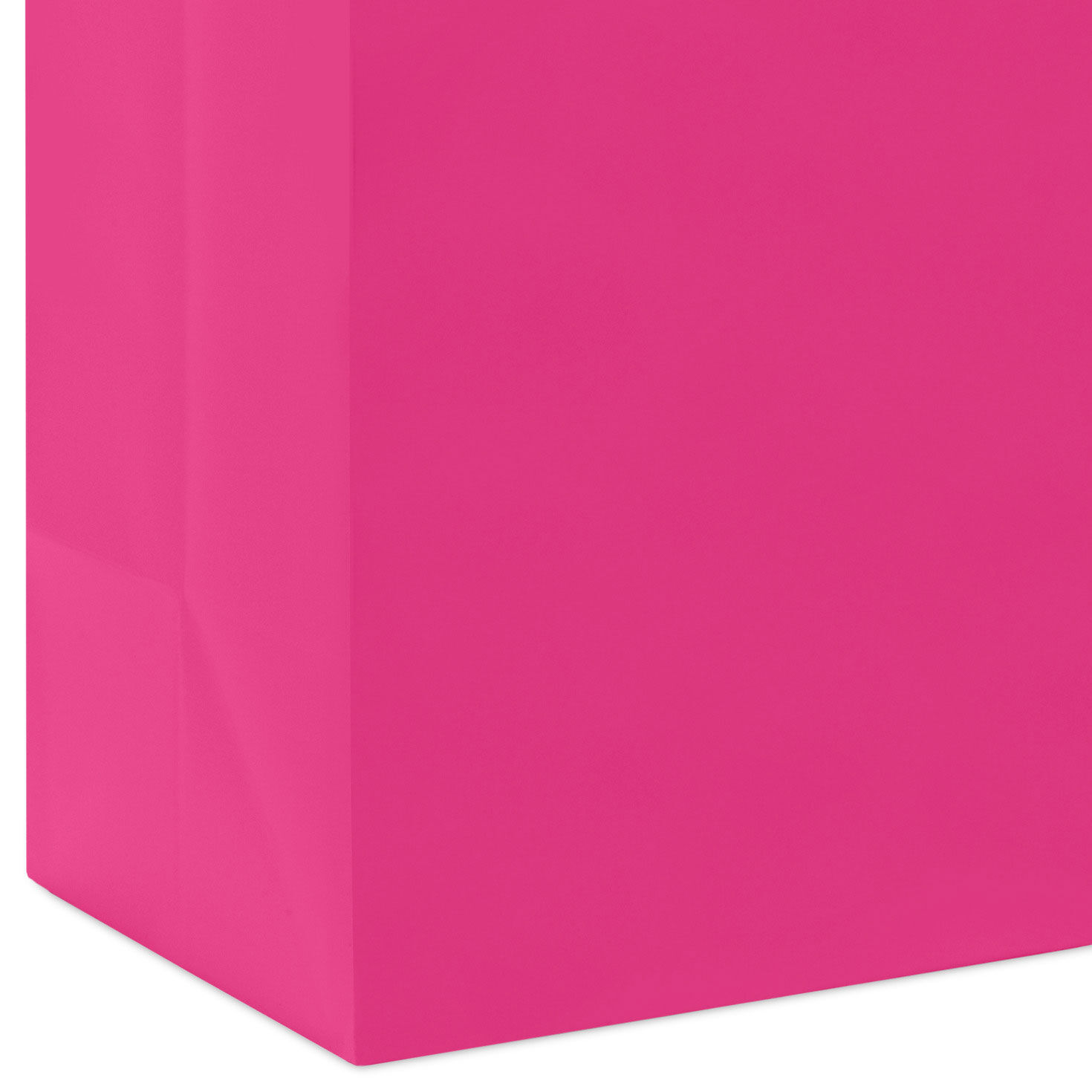 10.4" Hot Pink Large Square Gift Bag, Hot Pink, large image number 5