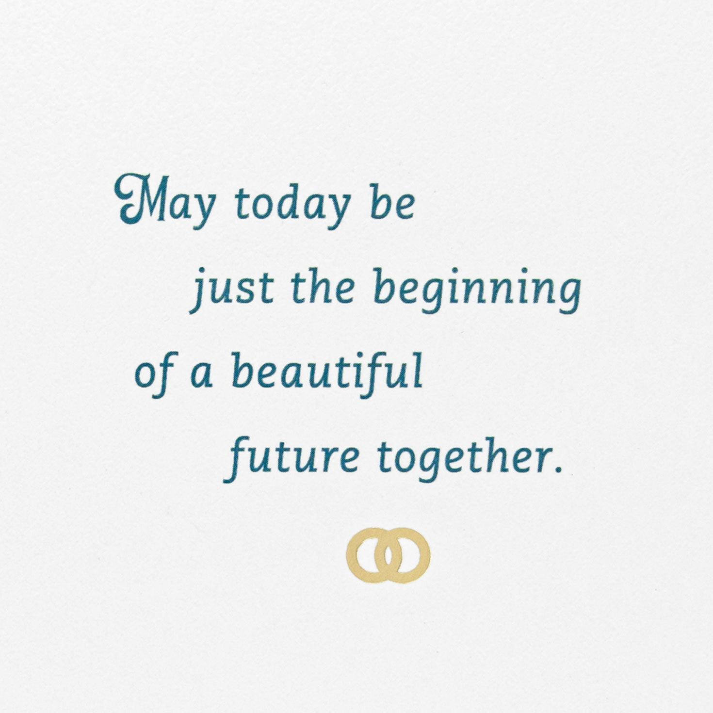 Couple Holding Hands Son Wedding Card Sentiment  image number 3