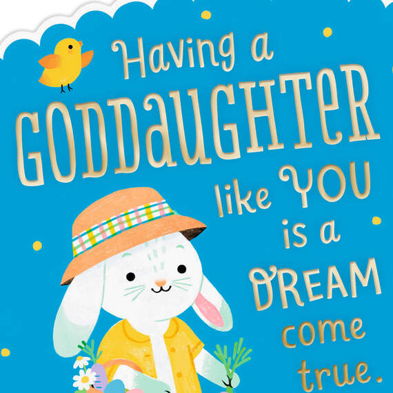 A Goddaughter Like You Is a Dream Come True Easter Card, , large image number 4