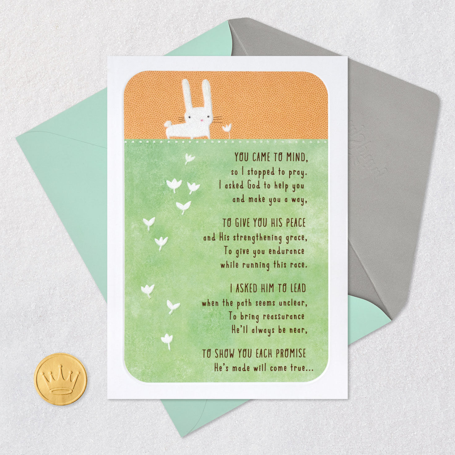 Praying God Will Carry You Through Religious Encouragement Card for only USD 4.99 | Hallmark