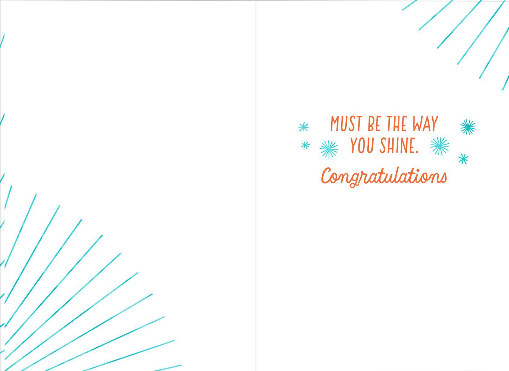 Future Is Looking Bright Graduation Card
