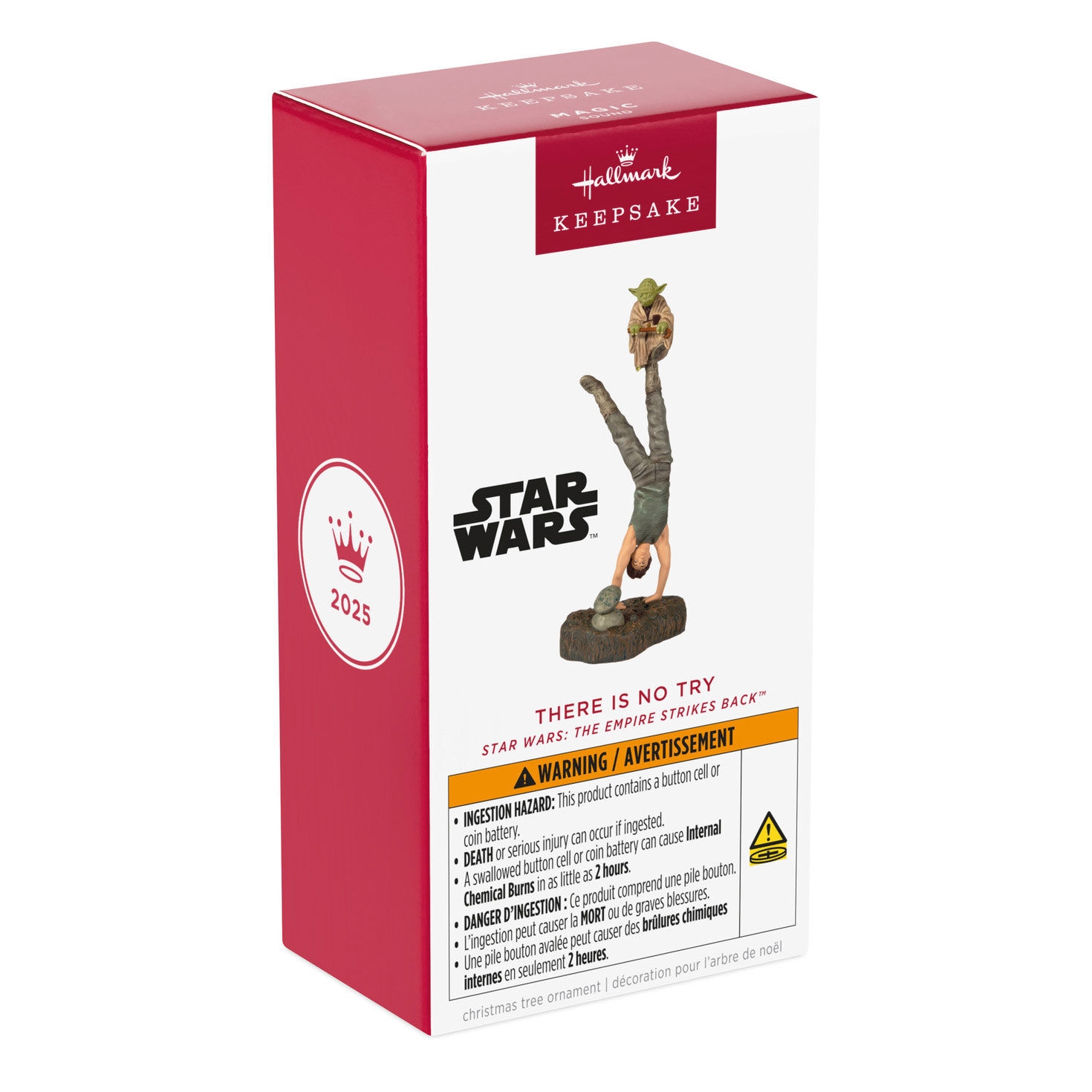 Star Wars Yoda Training Luke Keepsake Ornament package front image number 7