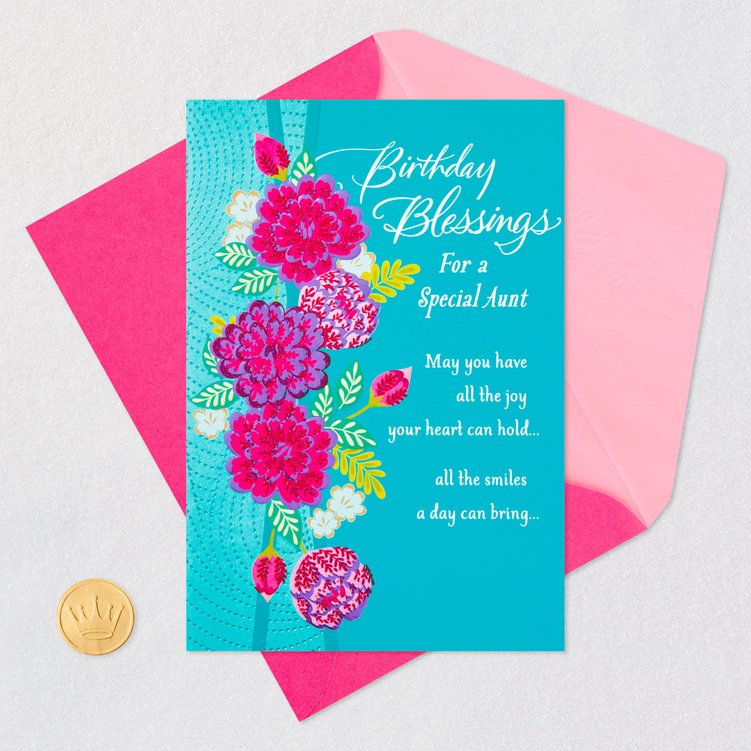 All the Joy Your Heart Can Hold Religious Birthday Card for Aunt for only USD 4.59 | Hallmark