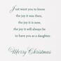 Holiday Wreath Daughter Christmas Card Sentiment image number 3