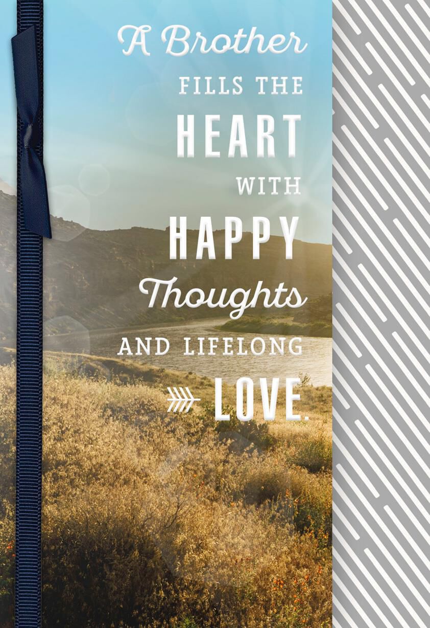 Lifelong Love Birthday Card for Brother