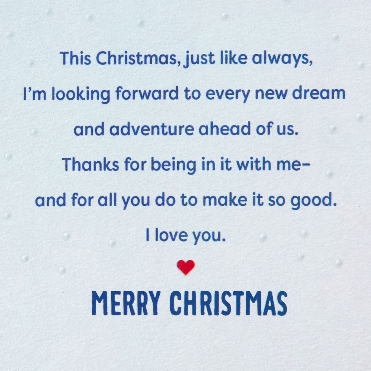 Polar Bears in Santa Hats Husband Christmas Card Sentiment image number 3