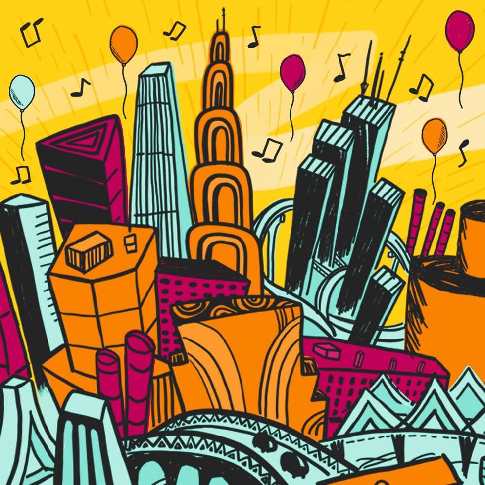 Funky Day Musical Birthday Card