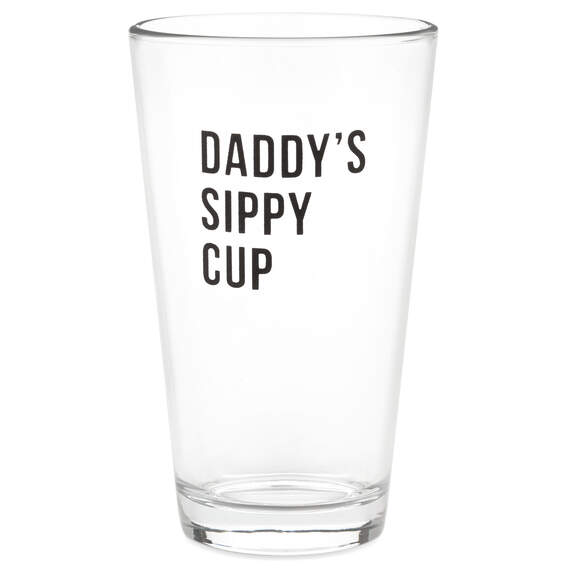 Daddy's Sippy Cup Pint Glass, 15 oz., , large image number 1
