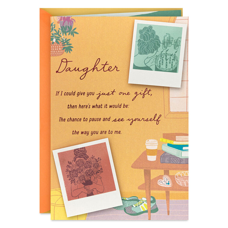 Generous, Capable and Resilient Birthday Card for Daughter