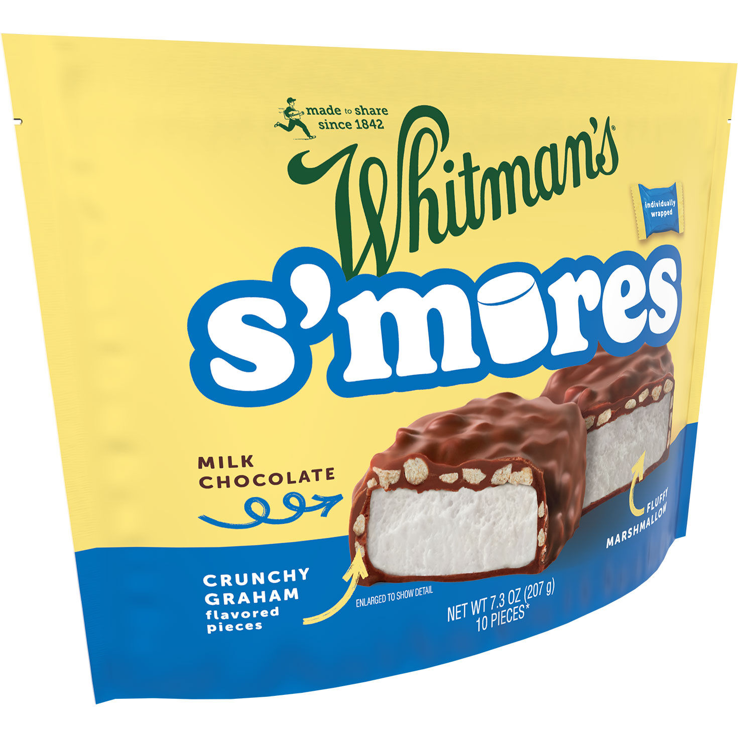 Individually Wrapped Milk Chocolate S'mores in Bag side image number 3