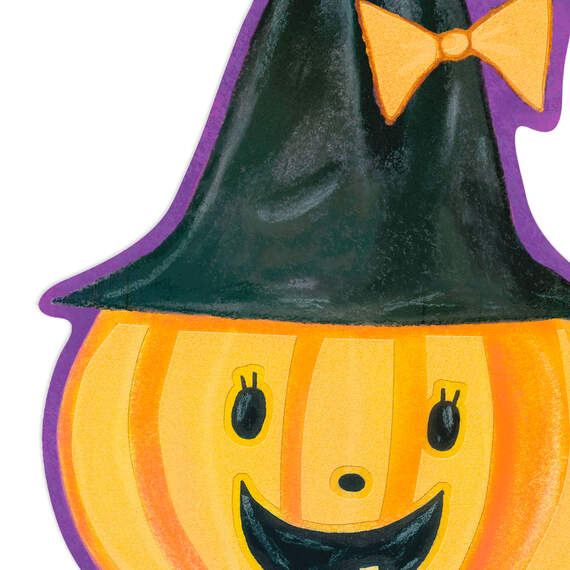 Cute Pumpkin Baby's First Halloween Card, , large image number 4