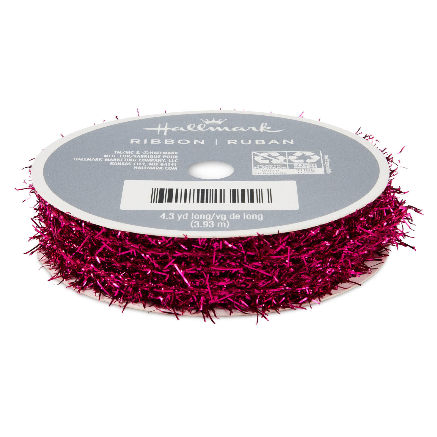 Pink Sparkle Ribbon, 12.9'