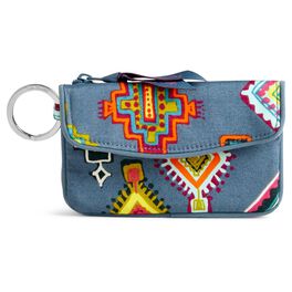 Vera Bradley Jen Zip ID Case in Painted Medallions, Vera Bradley Jen Zip ID Case in Painted Medallions, , large