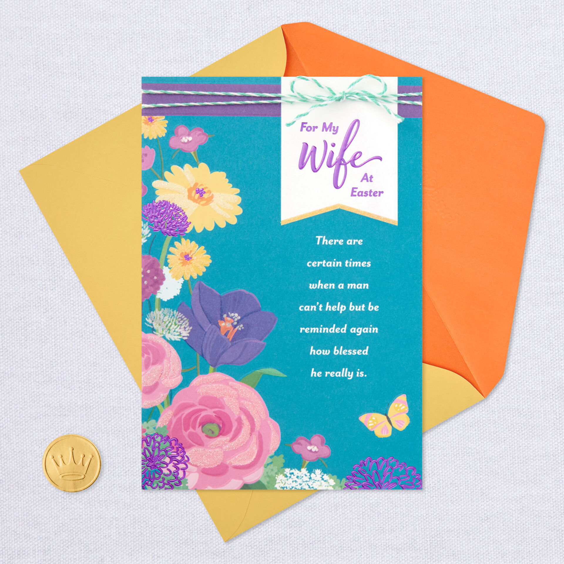 I'm a Blessed Man Religious Easter Card for Wife - Greeting Cards - Hallmark