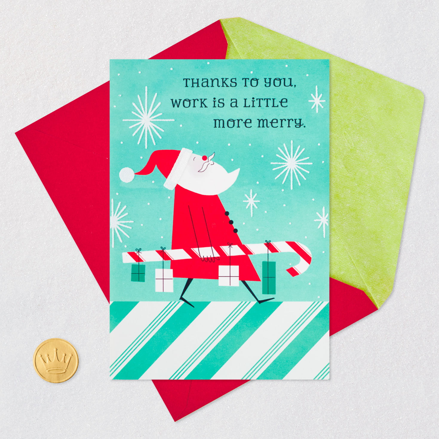 You Make Work More Merry Christmas Card for Coworker - Greeting Cards ...