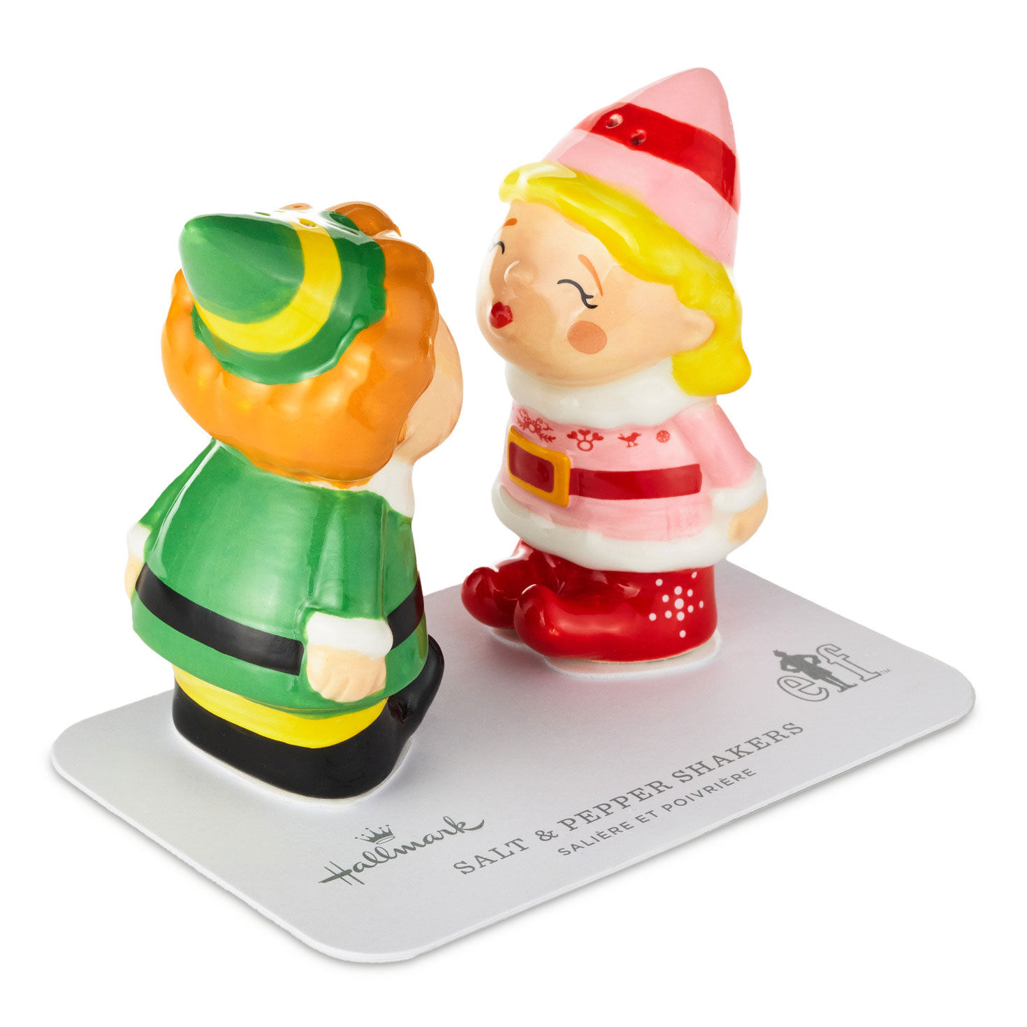 Buddy and Jovie Elf Salt and Pepper Shakers packaging image number 5