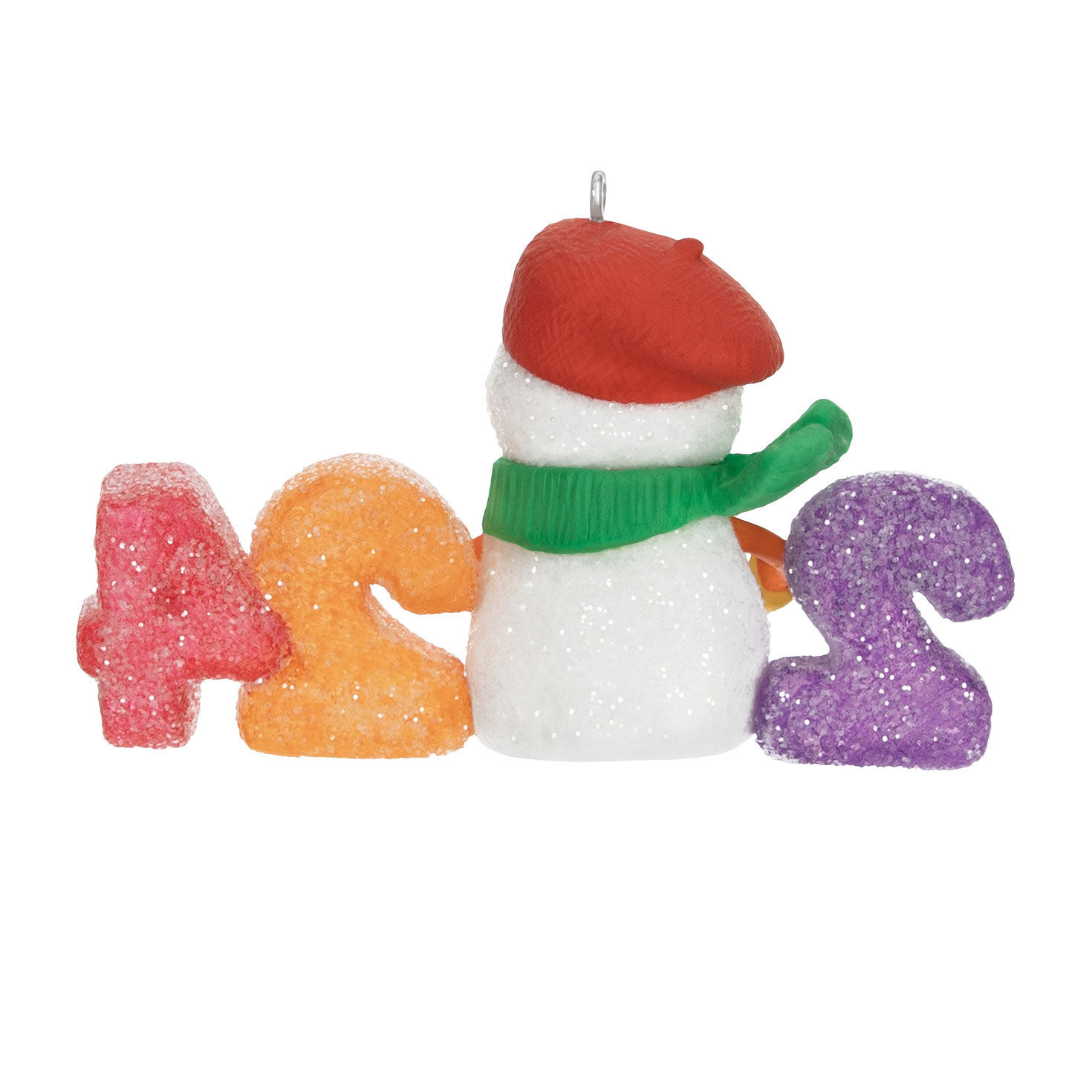 Hallmark Keepsake Weihnachtsornament 2025 - Sweet Decade Schneemann Mit Zuckerstange