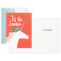 ‘Tis the Season Unicorn Christmas Cards, Pack of 6, , large image number 2