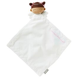 Medium Skin Tone Girl Angel Lovey Blanket, Medium Skin Tone Girl Angel Lovey Blanket, , large