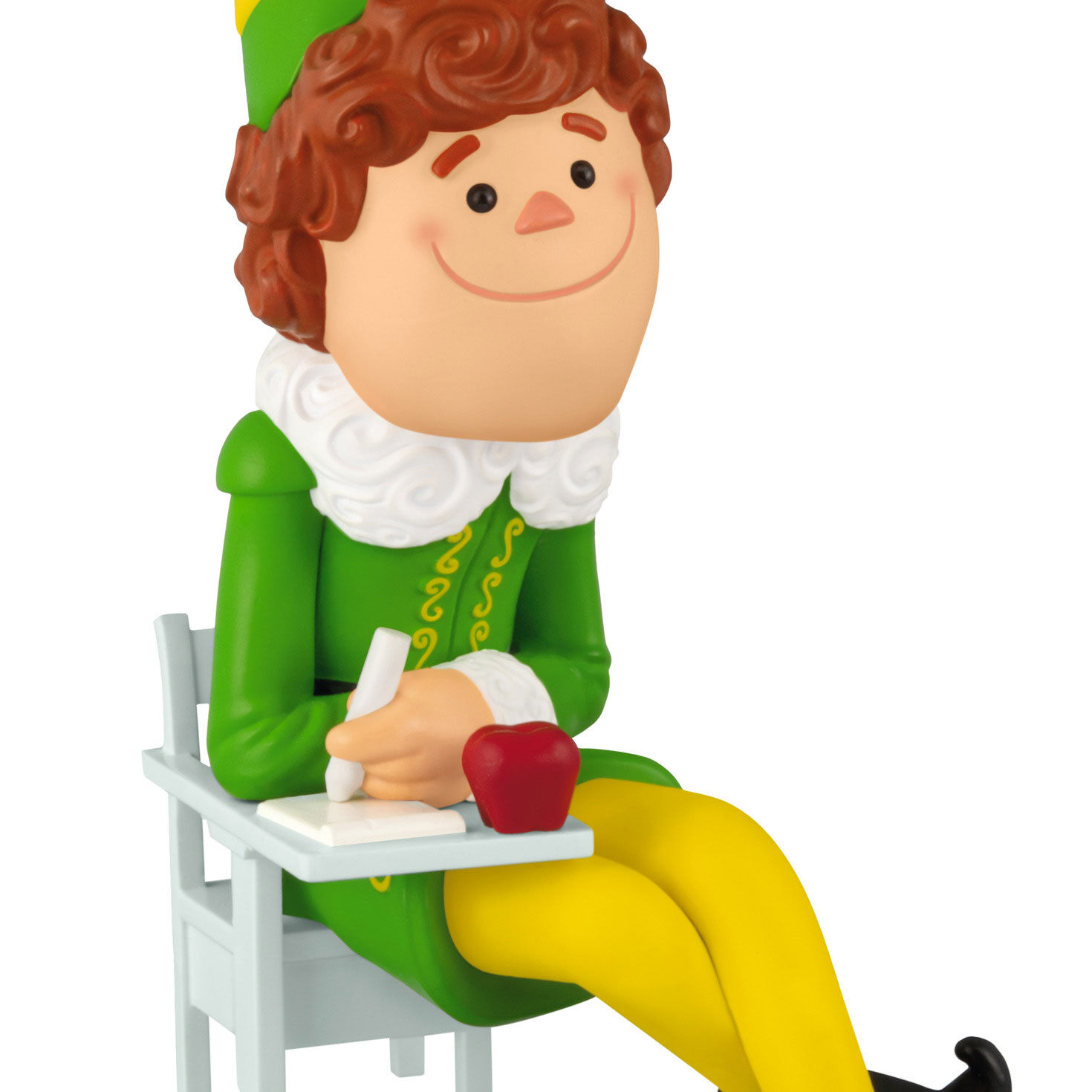 Buddy the Elf Sitting at Desk Keepsake Ornament  image number 5