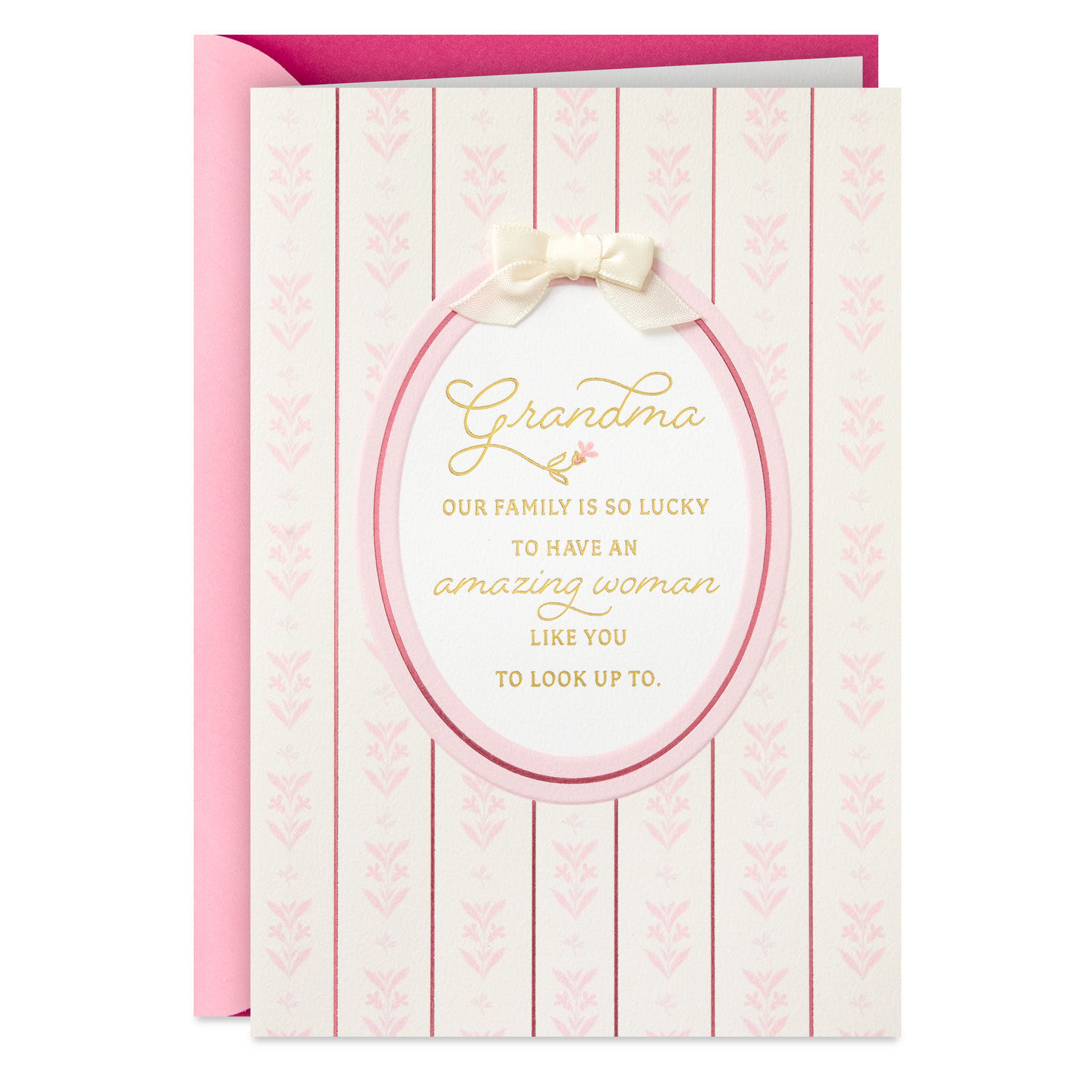 Our Family Is Lucky to Have You Mother's Day Card for Grandma