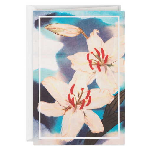 ArtLifting Blooming Lilies Blank Card, 
